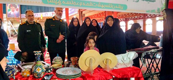  آیین افتتاحیه نمایشگاه پایگاه‌های مقاومت بسیج اسوه‌ شهرستان ملایر