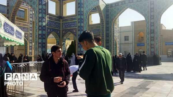 گذری بر اردوی زیارتی حرم مطهر رضوی دبیرستان شاهد ابوذر غفاری نیشابور 