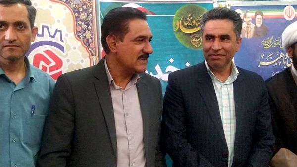 برپایی میز خدمت در کاشمر 