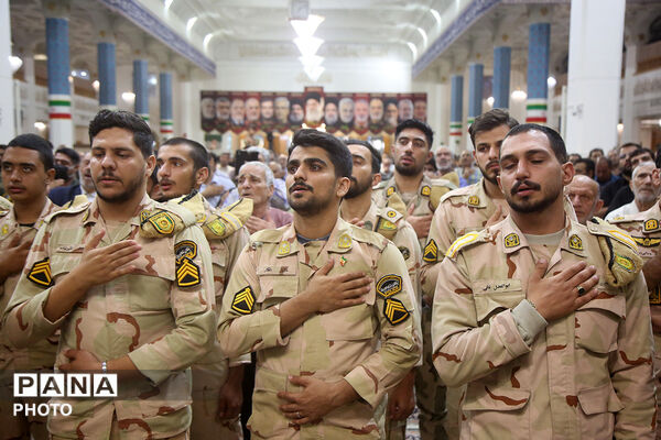وداع با پیکر مطهر شهید عباس آقایی در قم