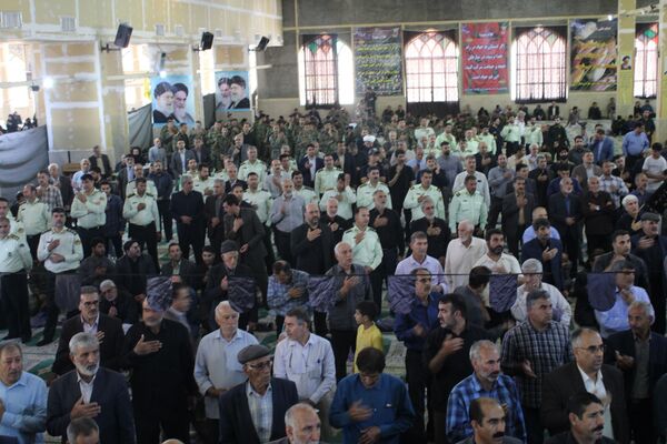 مراسم بزرگداشت شهادت سید‌الشهدا خدمت و شهدا همراه در خرم‌آباد