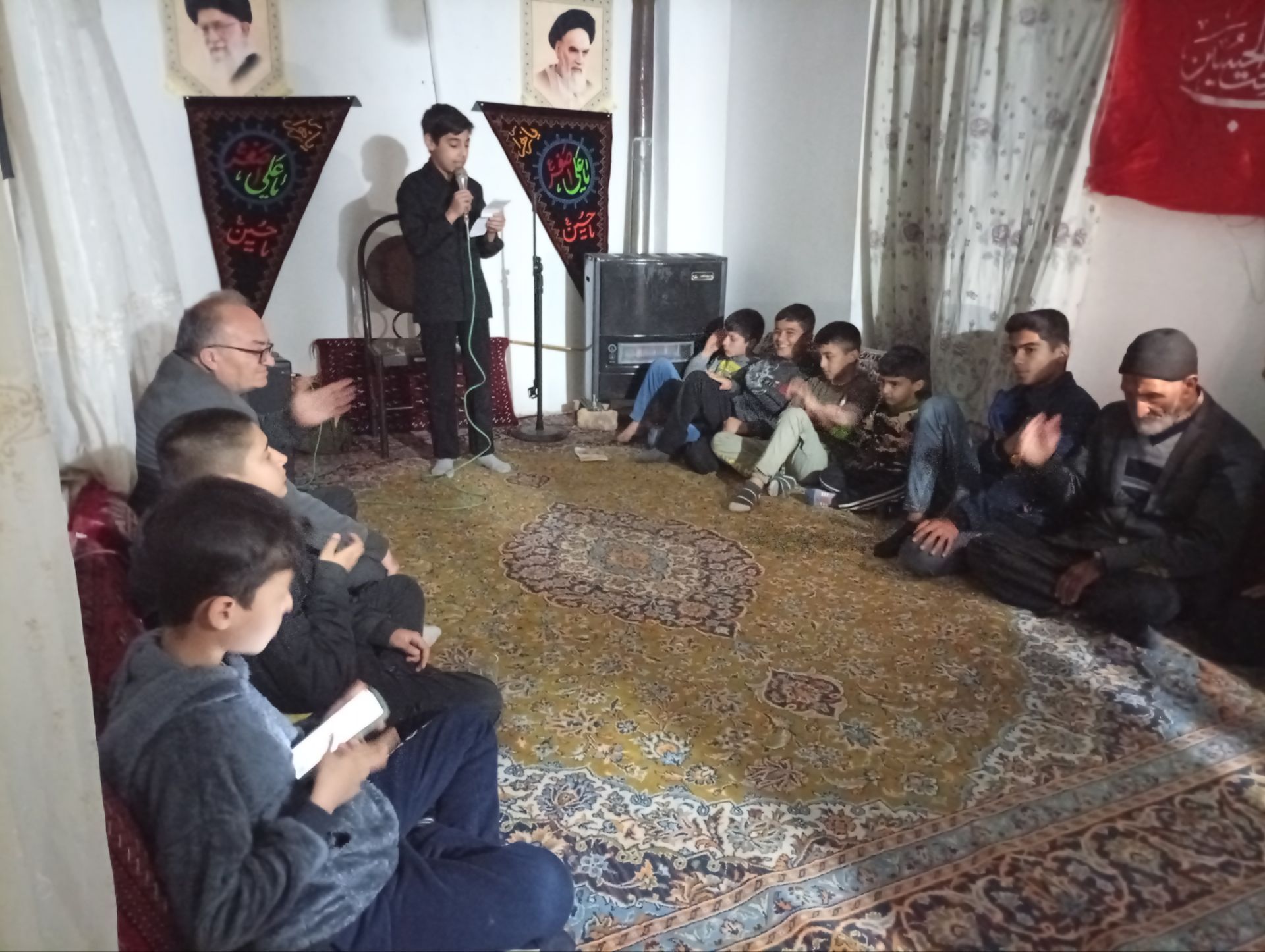سوگواری شهادت امام کاظم (ع)در هیئت شاهزاده علی اصغر(ع) فدافن