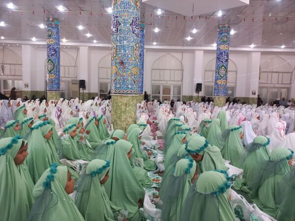برگزاری جشن تکلیف دو هزار دانش‌آموز دختر سوم ابتدایی در میناب