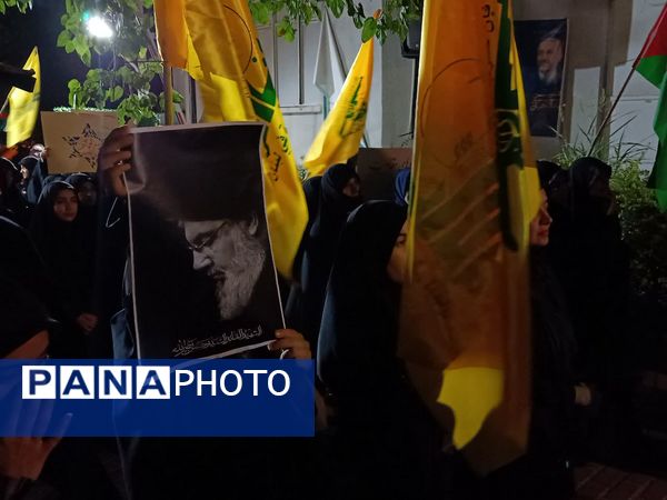 تجمع دانشجویان دانشگاه علوم پزشکی شیراز در محکومیت جنایت رژیم صهیونیستی