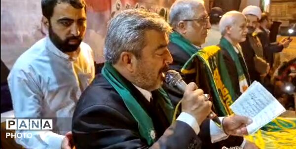 عطر رضوی در موج پنجاه و پنجمین شب اجتماع مردم شریف دلفان