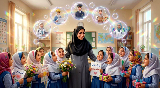روز معلم،تجلیل از معماران فردا و گرامیداشت یاد استادشهید  مطهری