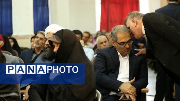 خشت گذاری ۵ پروژه‌ عمرانی منطقه ۵ آموزش و پرورش شهر تهران