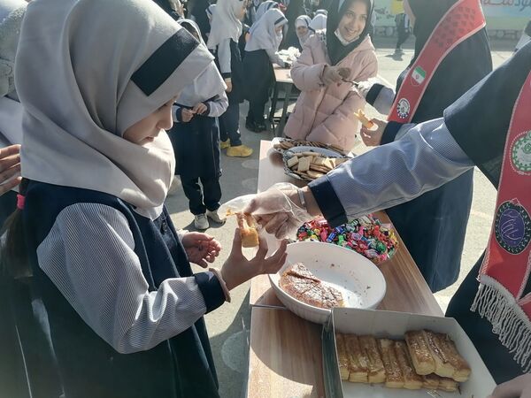 موکب نیمه شعبان در مدرسه نخودی