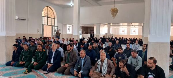 برگزاری مراسم چهلم شهدای خدمت 
