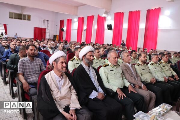 تکریم و معارفه در فرماندهی انتظامی شهرستان بهارستان