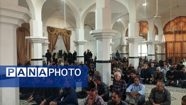 مراسم عزاداری سیدالشهدا خدمت در خلیل آباد