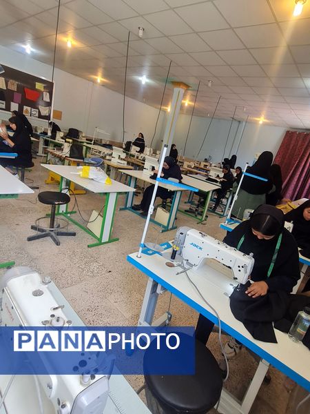 اجرای پروژه مهر در هنرستان ثمین 