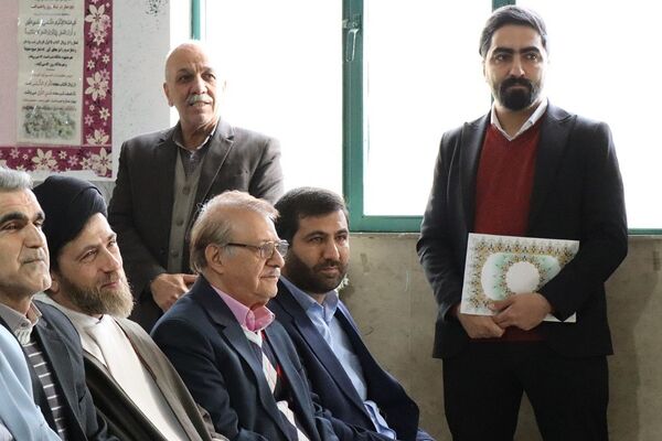 آیین خشت‌گذاری مدرسه مشارکتی قائم آل محمد (عج) پاکدشت 