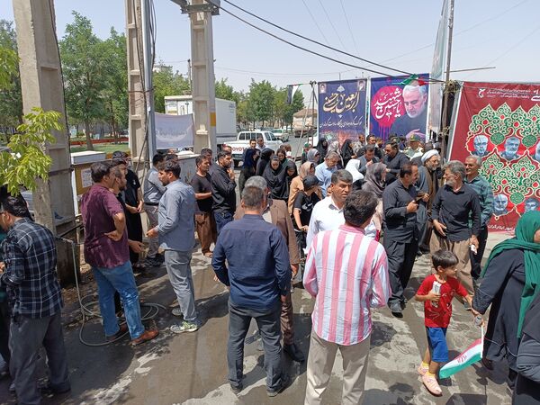 برگزاری پیاده‌روی جاماندگان اربعین حسینی در دهگلان با حضور پرشور مردم