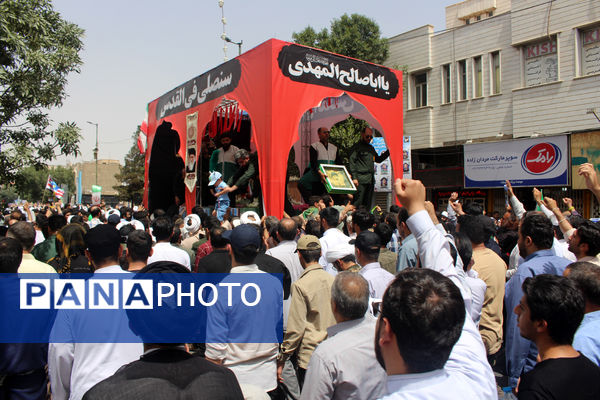 تشییع پیکرهای مطهر شهدای حملات رژیم صهیونیستی در قم