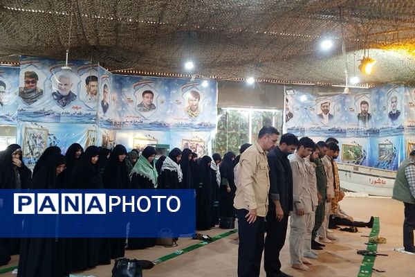 سومین روز اردوی راهیان نور دانش آموزان ملارد در اروند رود