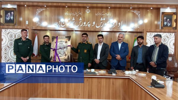 انتصاب فرمانده حوزه بسیج دانش‌آموزی حضرت ثارالله(ع) شهرستان بن 