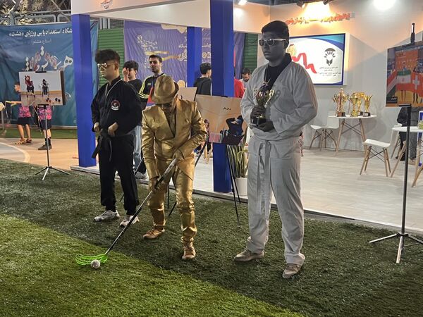 فعالیت غرفه منطقه ۱۰ شهرداری مشهد مقدس در جشنواره خانواده ورزش 