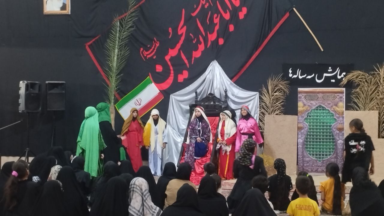 اجرای تئاتر خرابه شام در شهرستان خلیل آباد 