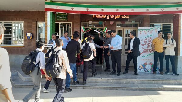 مراسم آیین بازگشایی مدرسه ابوریحان بیرونی