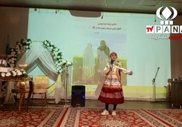 شاهنامه خوانی خبرنگار پانا در جشن سالروز ازدواج حضرت علی (ع) و حضرت فاطمه (س)