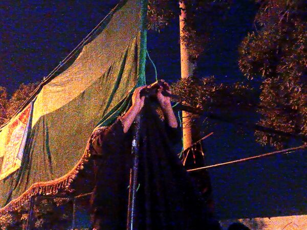 گذری بر آماده سازی موکب های راهپیمایی جاماندگان اربعین نیشابور 