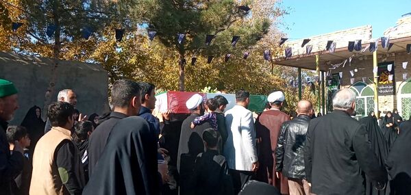 عزاداری فاطمی با حضور شهید گمنام در روستای ورجان قم