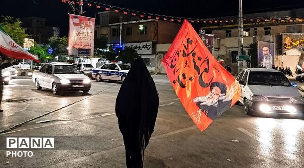 تجدید میثاق عزاداران زرقانی در شب عاشورای حسینی