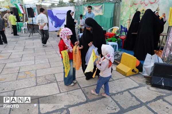 حضور پرشور مواکب طرح شهید آرمان منطقه ۶ در جشن بزرگ «امام رضایی‌ها»در تهران