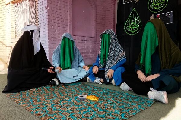 برگزاری نمایش مذهبی به مناسبت شهادت حضرت فاطمه الزهرا (س)در مدرسه پیام قرآن اسلامشهر