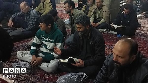 مراسم شب ۲۱ رمضان در مسجد جامع نیشابورـ۱