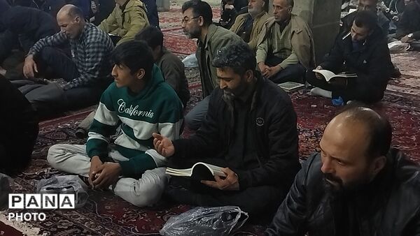مراسم شب ۲۱ رمضان در مسجد جامع نیشابورـ۱