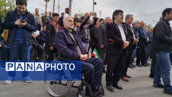 حماسه‌ای دیگر از حضور مردم شهرستان پلدختر 