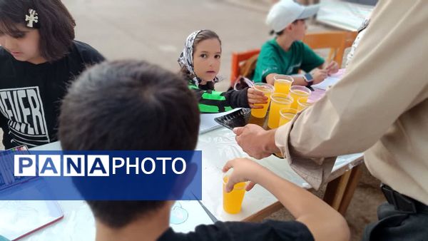 برپایی موکب کودکان و نوجوانان عاشورایی کانون پرورش فکری در یاسوج
