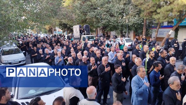 قافله پیاده‌روی و عزاداری خادمیان رضوی و هیات‌های مذهبی اصفهان