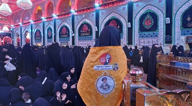 هیاهوی عشق در میانه خاکِ کربلا
