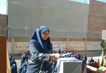 مراسم شور عاطفه‌ها در مدرسه حوا یک کلمه