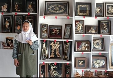 نمایشگاه هنری انجمن ضایعه نخاعی در بندرعباس