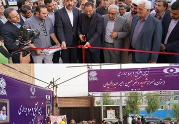 افتتاح پروژه‌های خیرین مدرسه ساز همراه با کلنگ زنی بزرگترین هنرستان کشور در کاشان