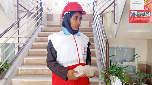 برگزاری مراسم متمرکز مانور زلزله و ایمنی مدارس در سرخنکلاته