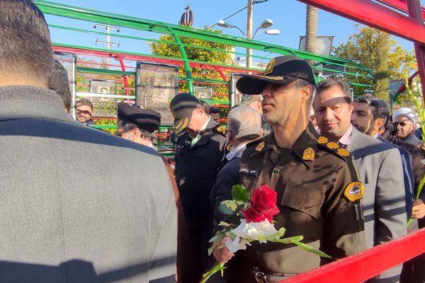 سومین سالگرد شهید علی‌اکبر رنجبر در گلزار شهدای شیراز