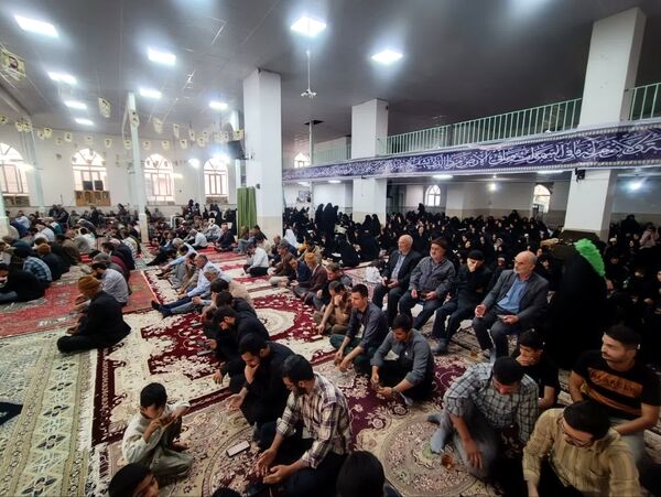 مراسم دعای عرفه در شهر درق