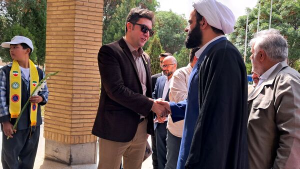 غرفه خبرگزاری پانا و سازمان دانش‌آموزی در مراسم افتتاحیه فعالیت‌های تابستانی