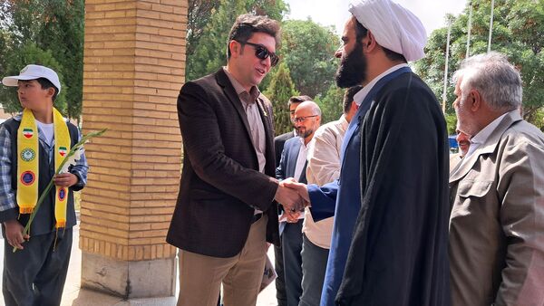 غرفه خبرگزاری پانا و سازمان دانش‌آموزی در مراسم افتتاحیه فعالیت‌های تابستانی