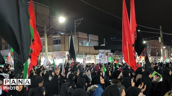  تجمع باشکوه مردم سرخس در راه حفظ ارزش‌ها