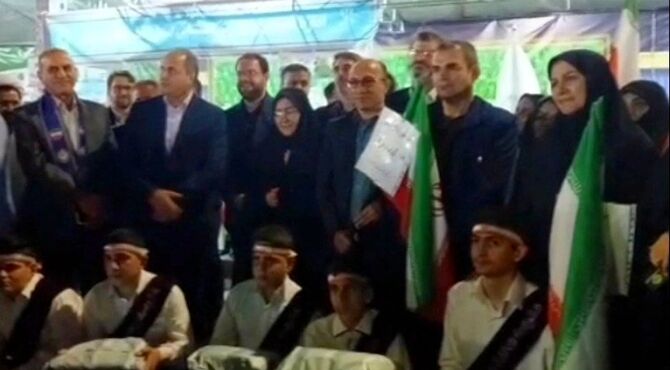 صدای خدمت در میان مردم؛ جلوه‌ای از فعالیت‌های آموزش و پرورش استثنایی آذربایجان شرقی در یک موکب متفاوت