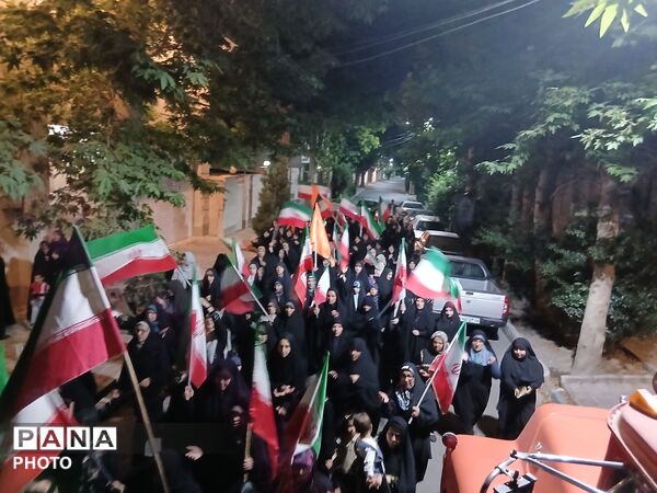 نود و دومین شب ایستادگی مردم زیبادشت در بیعت با آرمان‌های انقلاب