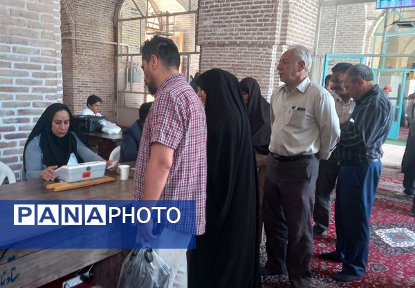 حضور پرشور مردم در انتخابات ریاست‌جمهوری شهرستان نیشابور