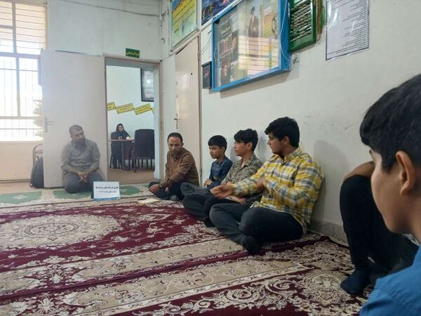 جلسه فرماندهان واحدهای بسیج مدارس شهرستان خلیل‌آباد 