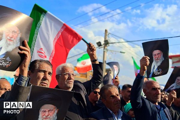 تجمع بزرگ مردمی بیعت با سومین رهبر انقلاب امام آیت‌الله سید مجتبی خامنه‌ای در شهرستان باشت
